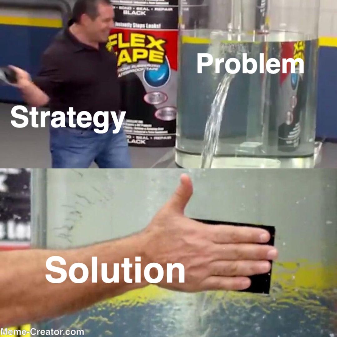 How strategy works - meme creator